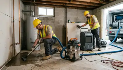 Burst pipe cleanup in Broken Arrow, OK home by water damage restoration crew