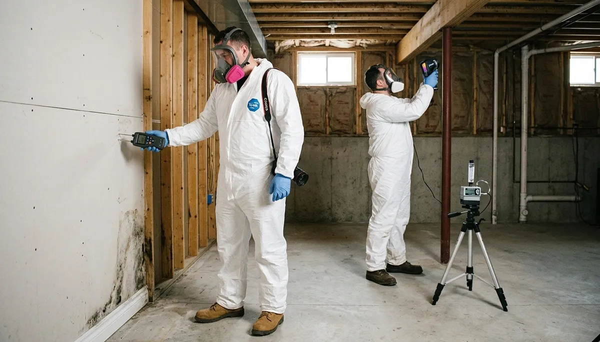 Mold inspection for water damage in Broken Arrow, OK by a 24/7 restoration specialist