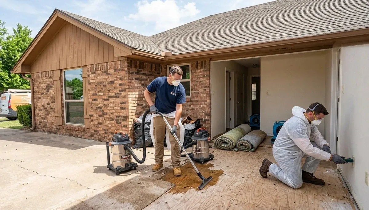 Water damage restoration service in Broken Arrow, OK for homes and businesses