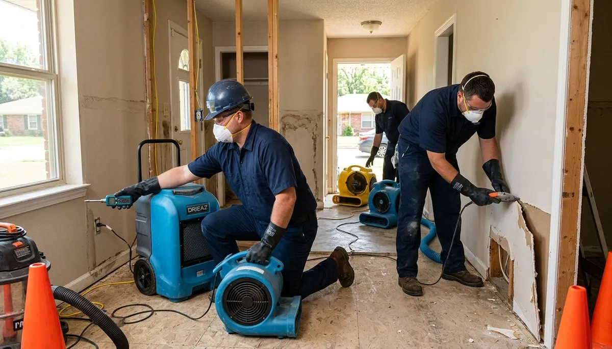 Water damage restoration service in Broken Arrow, OK for homes and businesses