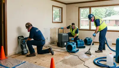 Water damage restoration team serving Broken Arrow, OK for fast cleanup and repairs