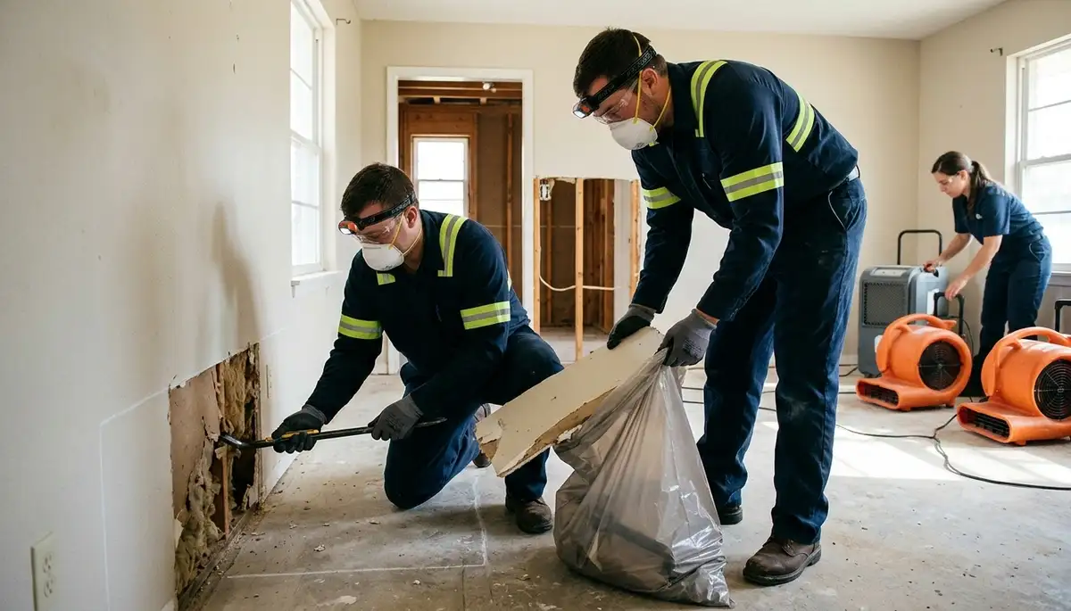 Water damage restoration team serving Broken Arrow, OK for fast cleanup and repair