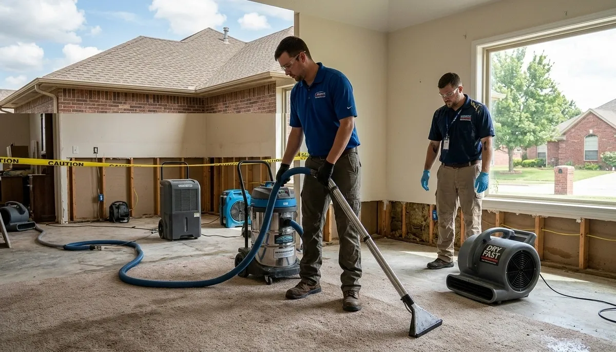 Water damage restoration service in Broken Arrow, OK for homes and businesses