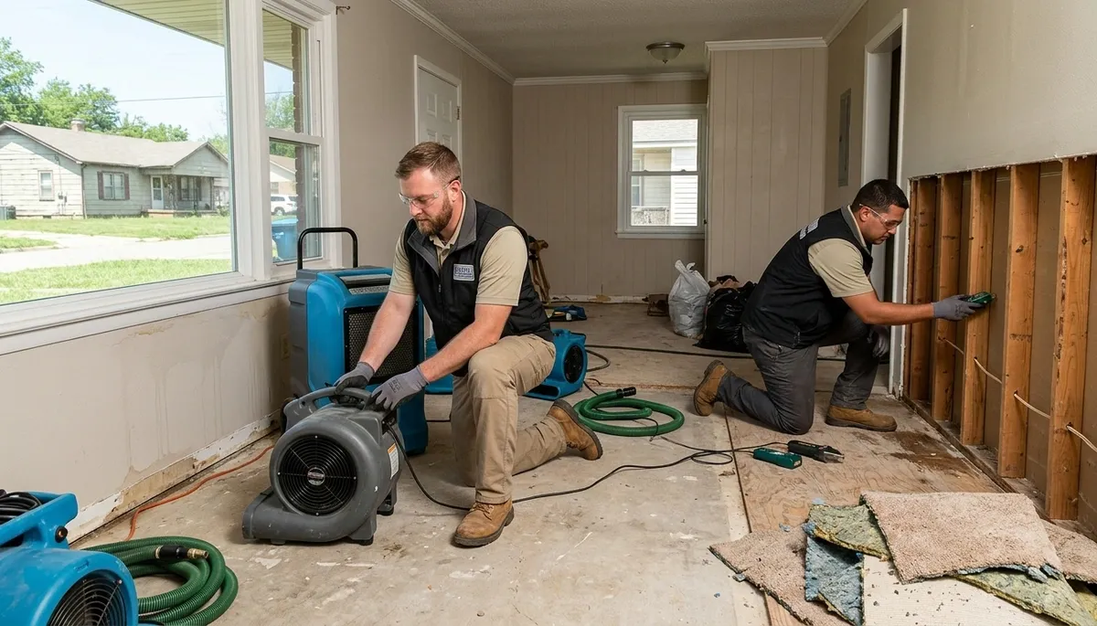 Water damage restoration service in Broken Arrow, OK for homes and businesses
