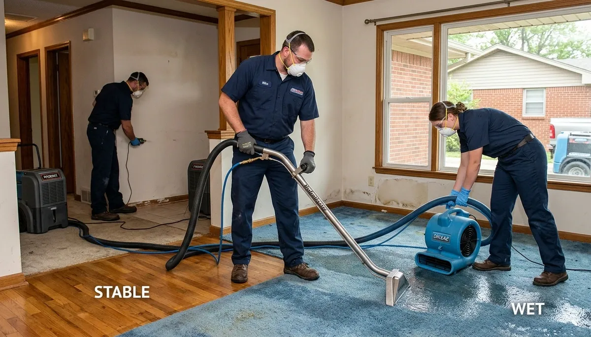 Water damage restoration service in Broken Arrow, OK for homes and businesses