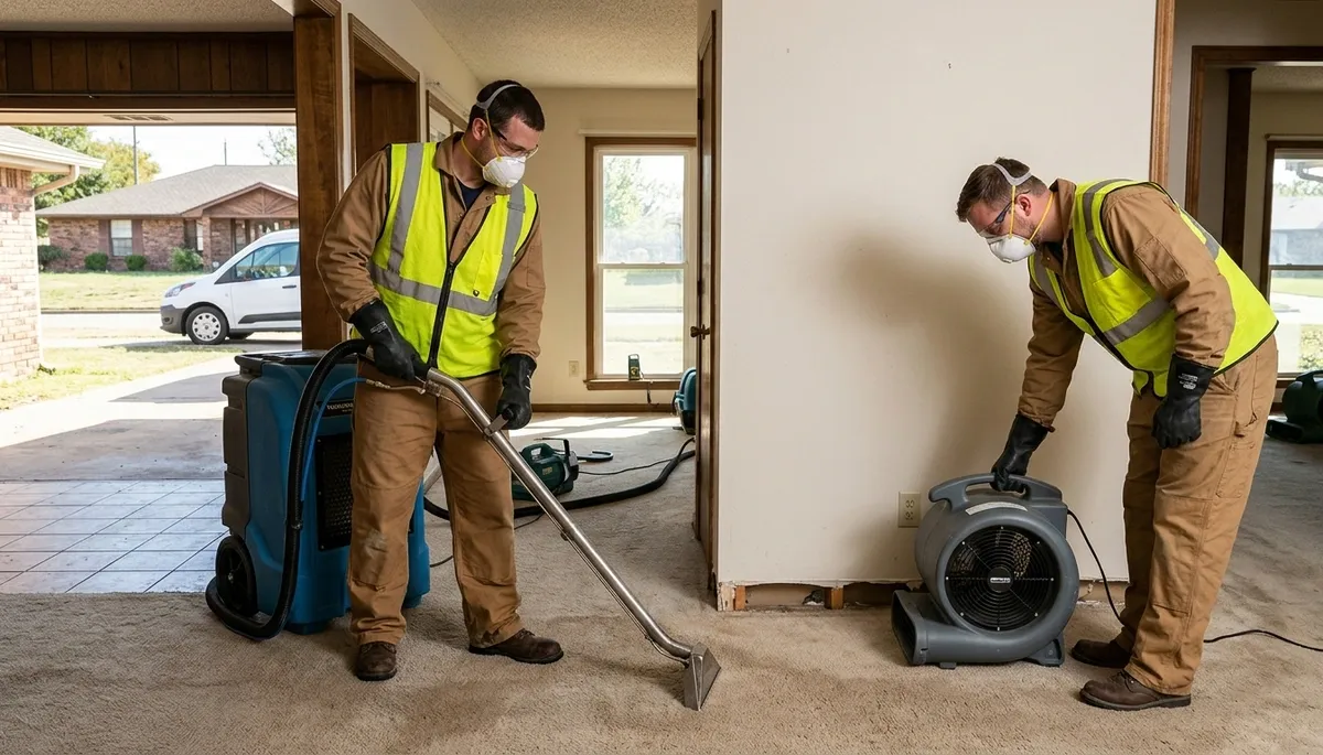 Water damage restoration service in Broken Arrow, OK for homes and businesses